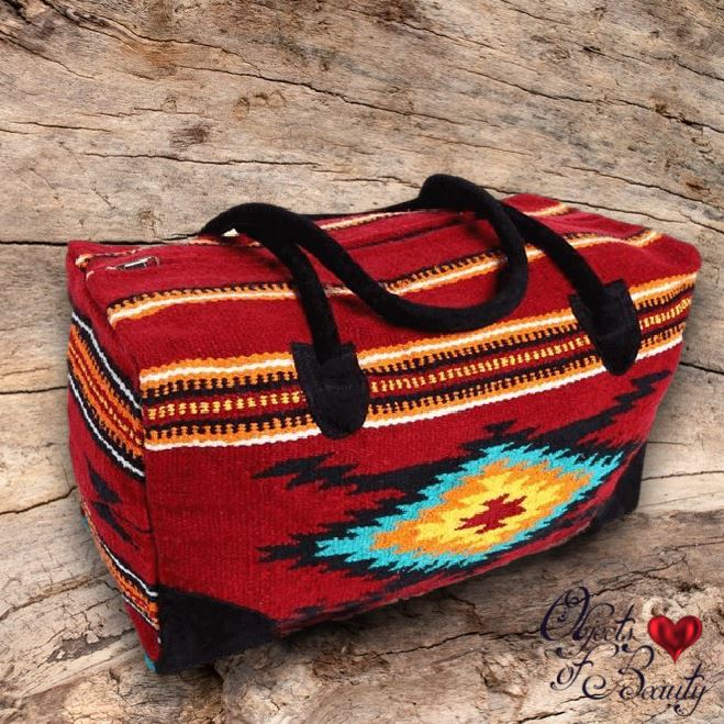 Canyon Chaser Woven Duffel Bag | Yellowstone Spirit Southwestern Collection Objects of Beauty 