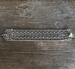 Cassia SG Liquid Silver Bracelet Bracelets Sergio Gutierrez Liquid Metal Jewelry 
