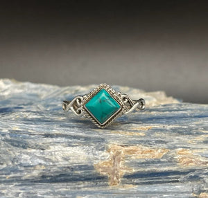 Celtic Turquoise Ring | Yellowstone Spirit Southwestern Collection Rings Objects of Beauty Southwest 