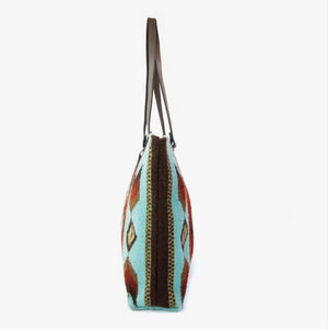 Colornation Turquoise Rust Southwestern Tote * Purses and Bags Manos Zapotecas 