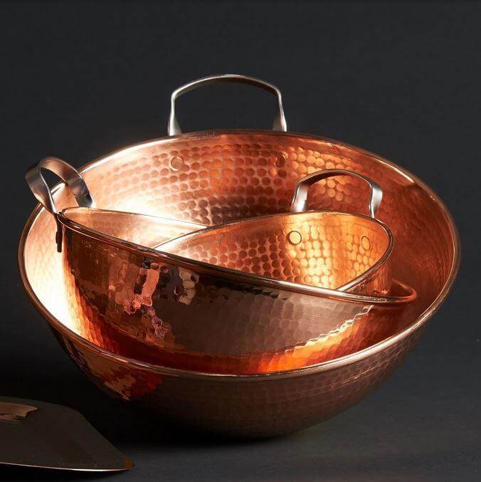 Cuyahoga Copper™- Medium 6 inch Pure Copper Bowl - Flat Bottom