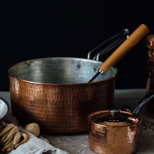 Copper Sauce Pot 2.5 Quart w Lid | Sertodo Copper Copper Pot Sertodo Copper 