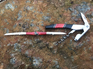 Coral Jet Amber Tuxedo Knife | Yellowstone Ranch Collection Kitchen Tools & Utensils Santa Fe Stoneworks 