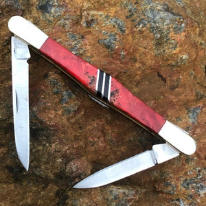 Coral Jet Amber Tuxedo Knife |  Yellowstone Spirit Southwestern Collection Kitchen Tools & Utensils Santa Fe Stoneworks 