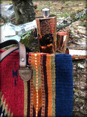 Crimson Goddess Tote Wool Bag Manos Zapotecas 