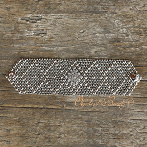 Diamond Bloom SG Liquid Silver Bracelet Bracelets Sergio Gutierrez Liquid Metal Jewelry 