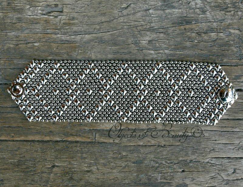 Diamond Stream B10 SG Liquid Metal Bracelet Bracelets Sergio Gutierrez Liquid Metal Jewelry 
