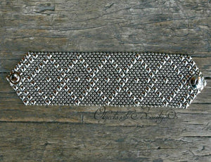 Diamond Stream B10 SG Liquid Metal Bracelet Bracelets Sergio Gutierrez Liquid Metal Jewelry 