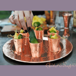Double-Sided Copper Jigger by Sertodo Copper Barware Sertodo Copper 