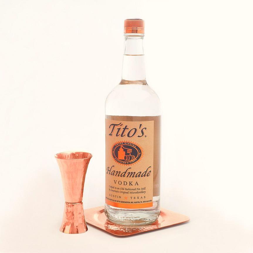 Double-Sided Copper Jigger by Sertodo Copper Barware Sertodo Copper 