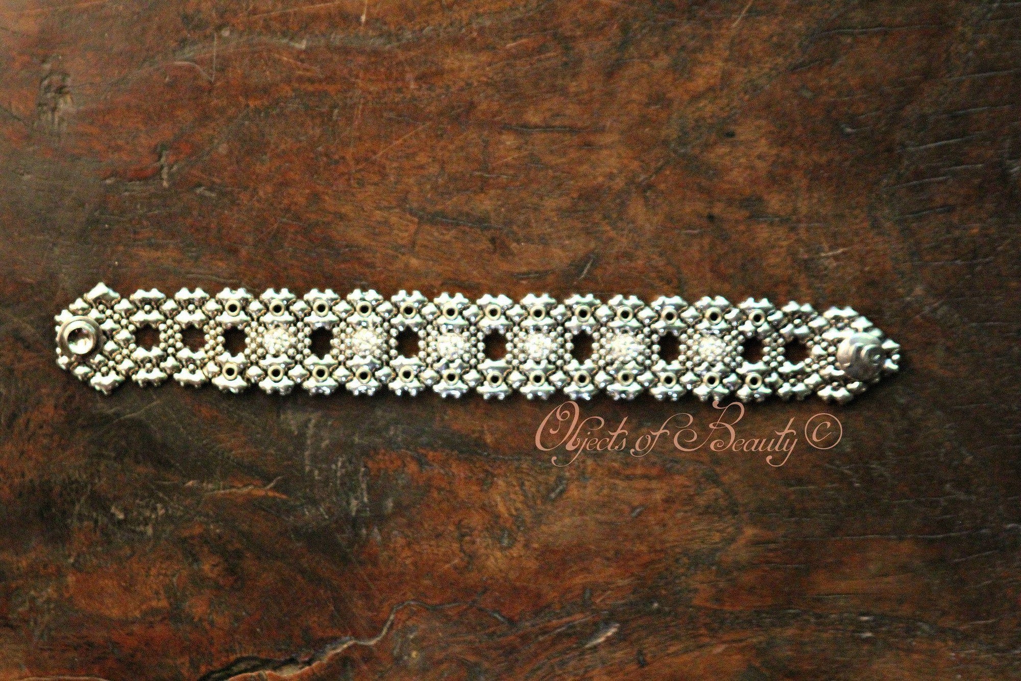 Electra SG Liquid Silver Bracelet Bracelets Sergio Gutierrez Liquid Metal Jewelry 