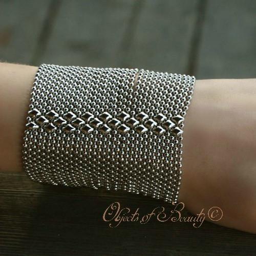 Enigma SG Liquid Silver Bracelet Bracelets Sergio Gutierrez Liquid Metal Jewelry 