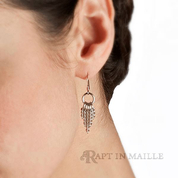 Eva Rapt In Maille Chainmail Earrings Earrings Rapt In Maille 