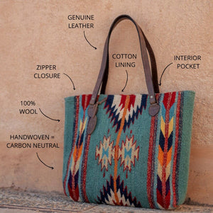 Flight of the Butterfly Wool Bag Manos Zapotecas 