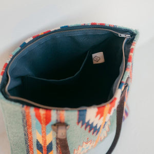 Flight of the Butterfly Wool Shoulder Bag * | LAST ONE! | Yellowstone Spirit Southwestern Collection Wool Bag Manos Zapotecas 