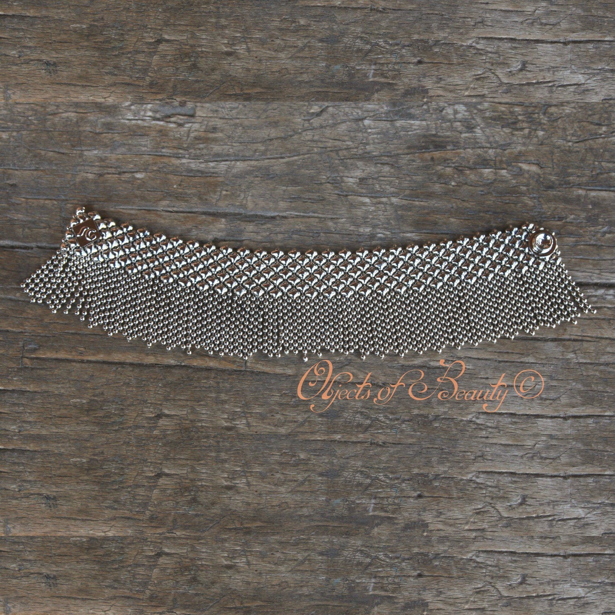 Flirtatious Flapper SG Liquid Metal Bracelet Bracelets Sergio Gutierrez Liquid Metal Jewelry 