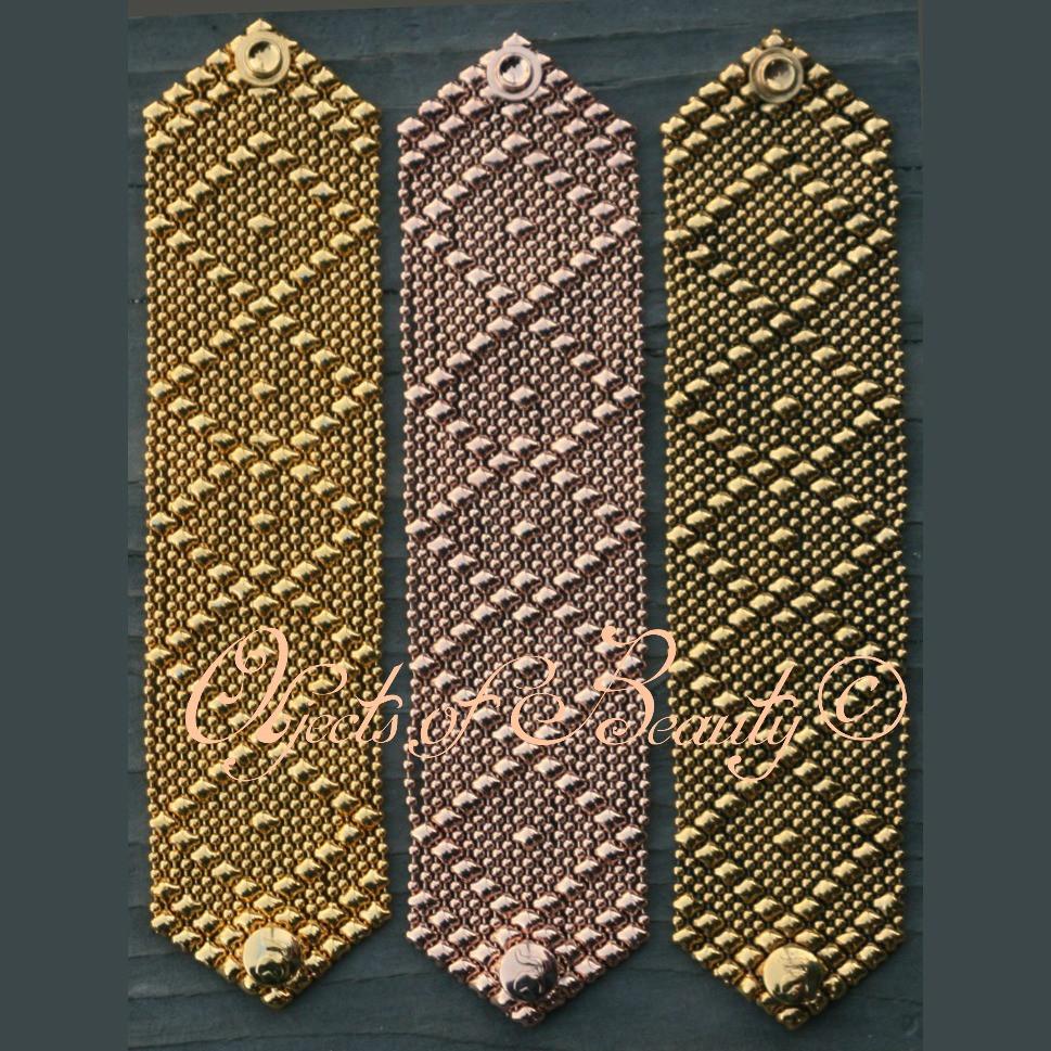 Golden Flight SG Liquid Metal Bracelet ~ Special Order Bracelets Sergio Gutierrez Liquid Metal Jewelry 