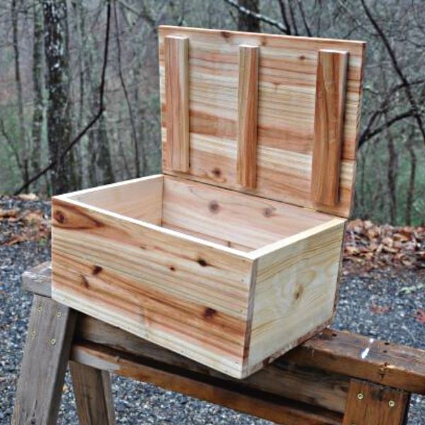 Handmade Rustic Cedar Box | Yellowstone Collection Wooden Box Chest Perry Eury 