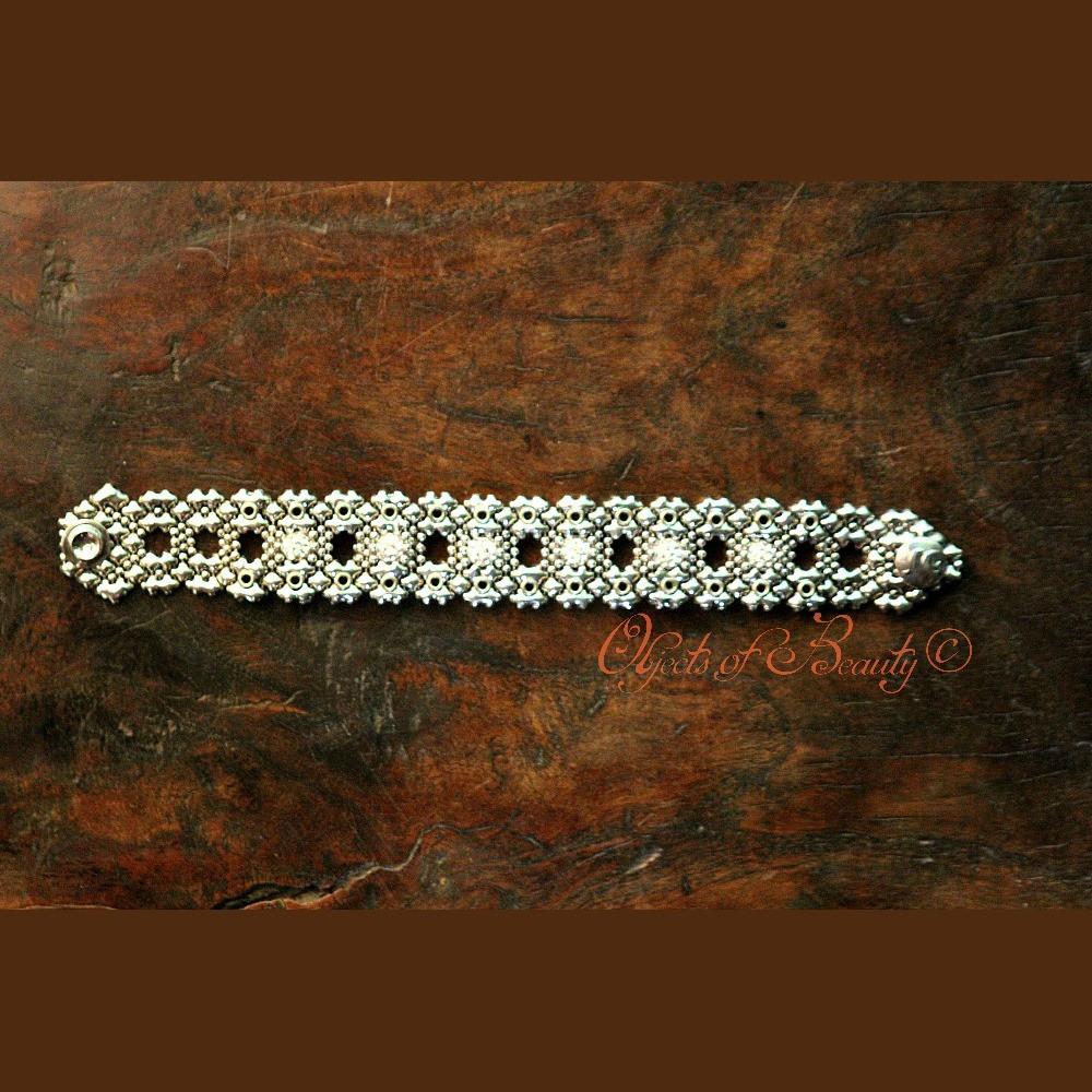 Innana's Virtue SG Liquid Silver Bracelet Bracelets Sergio Gutierrez Liquid Metal Jewelry 
