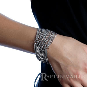January Chainmail Bracelet from Rapt In Maille Bracelets Rapt In Maille 