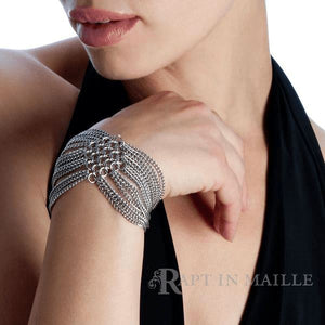 January Chainmail Bracelet from Rapt In Maille Bracelets Rapt In Maille 
