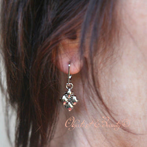 Just A Splash SG Liquid Silver Earrings Earrings Sergio Gutierrez Liquid Metal Jewelry 