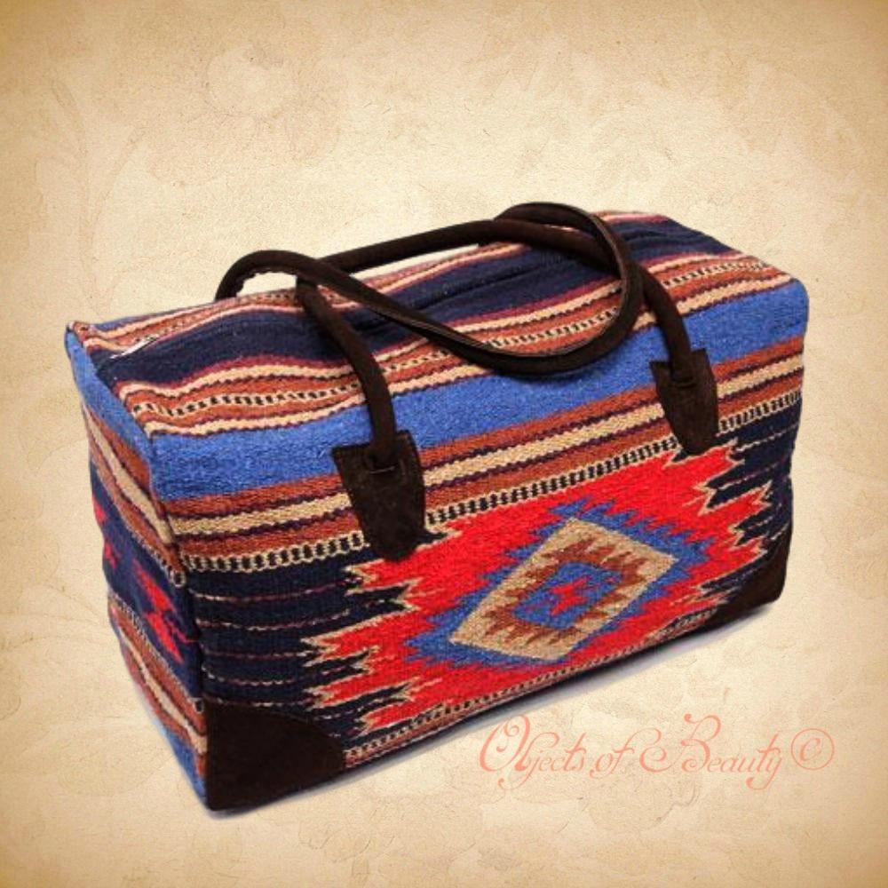 Kachina's Vision Woven Duffel Bag  | Yellowstone Spirit Southwestern Collection Objects of Beauty 