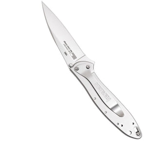 Kershaw Leek Low Profile Fast Open SS Knife | Plain Blade Knives Kershaw 