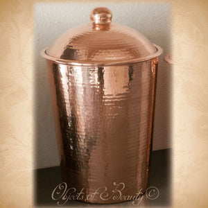 Kumran Canister Large from Sertodo Copper Copper Canister Sertodo Copper 