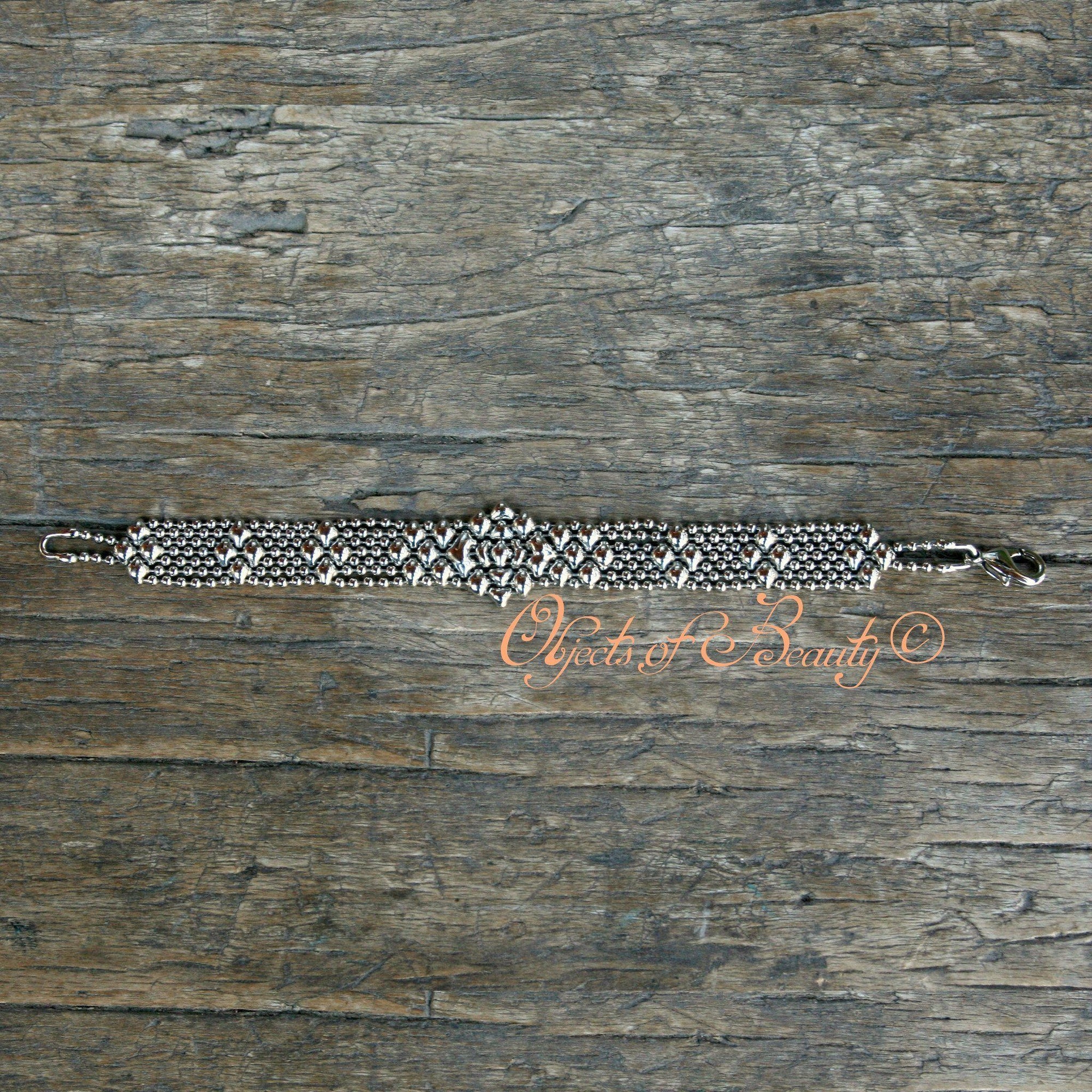 Mini Rose SG Liquid Metal Bracelet Bracelets Sergio Gutierrez Liquid Metal Jewelry 
