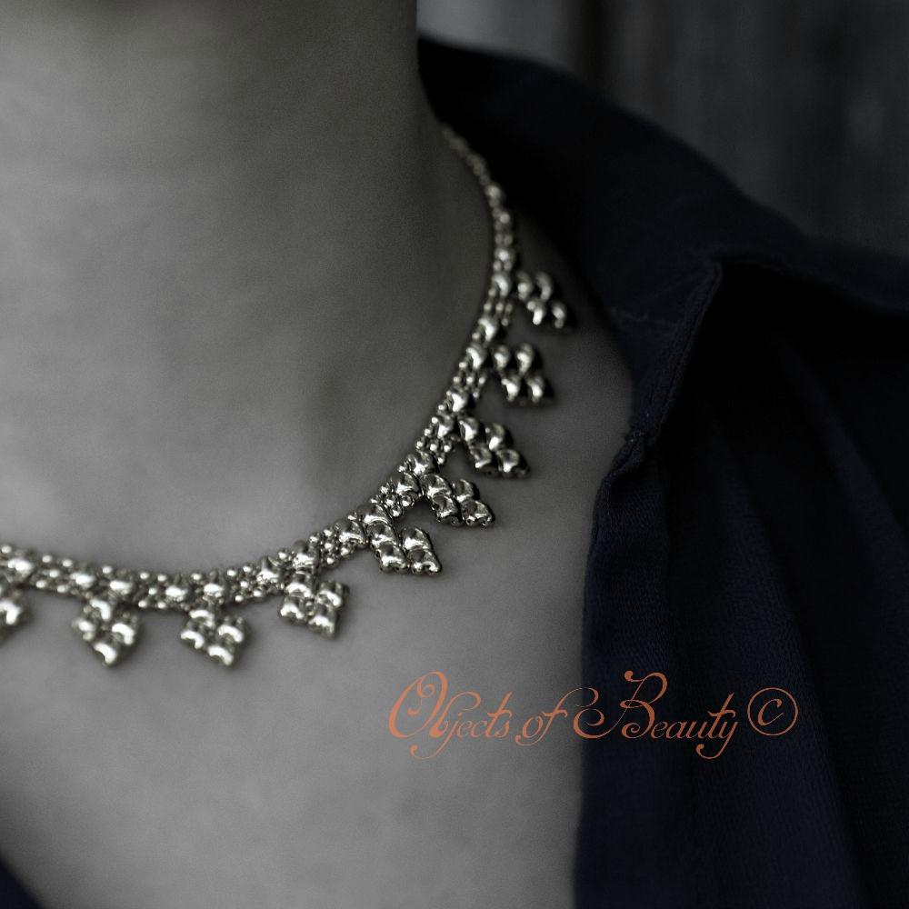 Moorish Mystique SG Liquid Metal Necklace Necklaces Sergio Gutierrez Liquid Metal Jewelry 