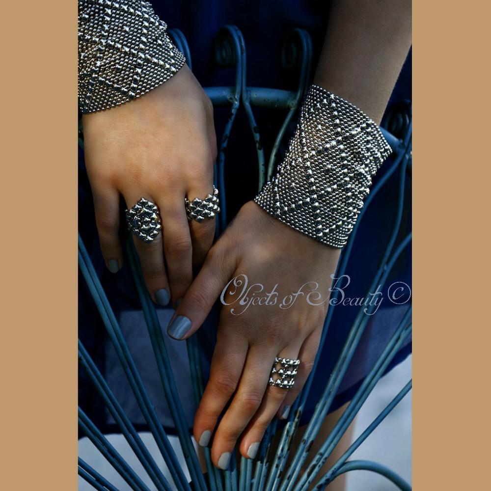 Pandora SG Liquid Metal Bracelet Bracelets Sergio Gutierrez Liquid Metal Jewelry 