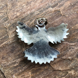Silver & Turquoise Thunderbird | Yellowstone Spirit Southwestern Collection | Spirit Animal Collection back