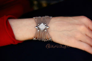 Roxy's Trouble SG Liquid Metal Butterfly Bracelet Bracelets Sergio Gutierrez Liquid Metal Jewelry 