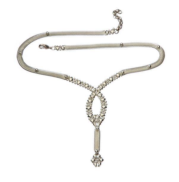 Serpent's Dream SG Liquid Metal Necklace Necklaces Sergio Gutierrez Liquid Metal Jewelry 