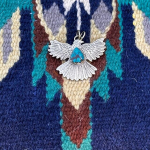 Silver & Turquoise Thunderbird | Yellowstone Spirit Southwestern Collection | Spirit Animal Collection Objects of Beauty 