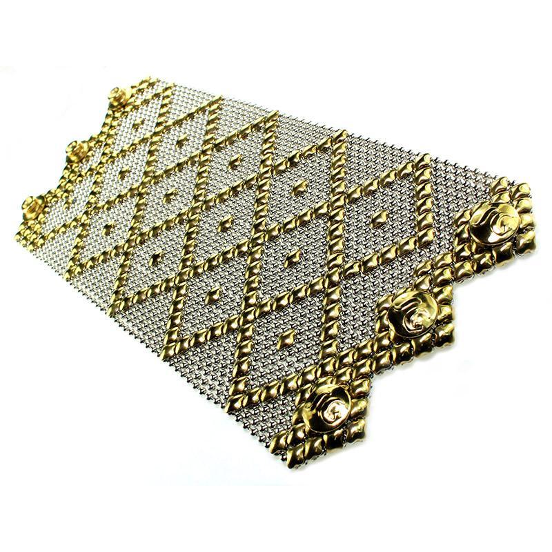 Sonequa Stainless Steel - Gold Titanium Bracelet | SG Liquid Metal Bracelets Sergio Gutierrez Liquid Metal Jewelry 