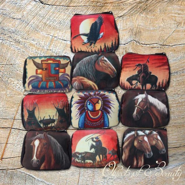 Southwestern Coin Purse | Crystal Pouch | Gift Bag Wallets & Money Clips El Paso Saddleblanket 