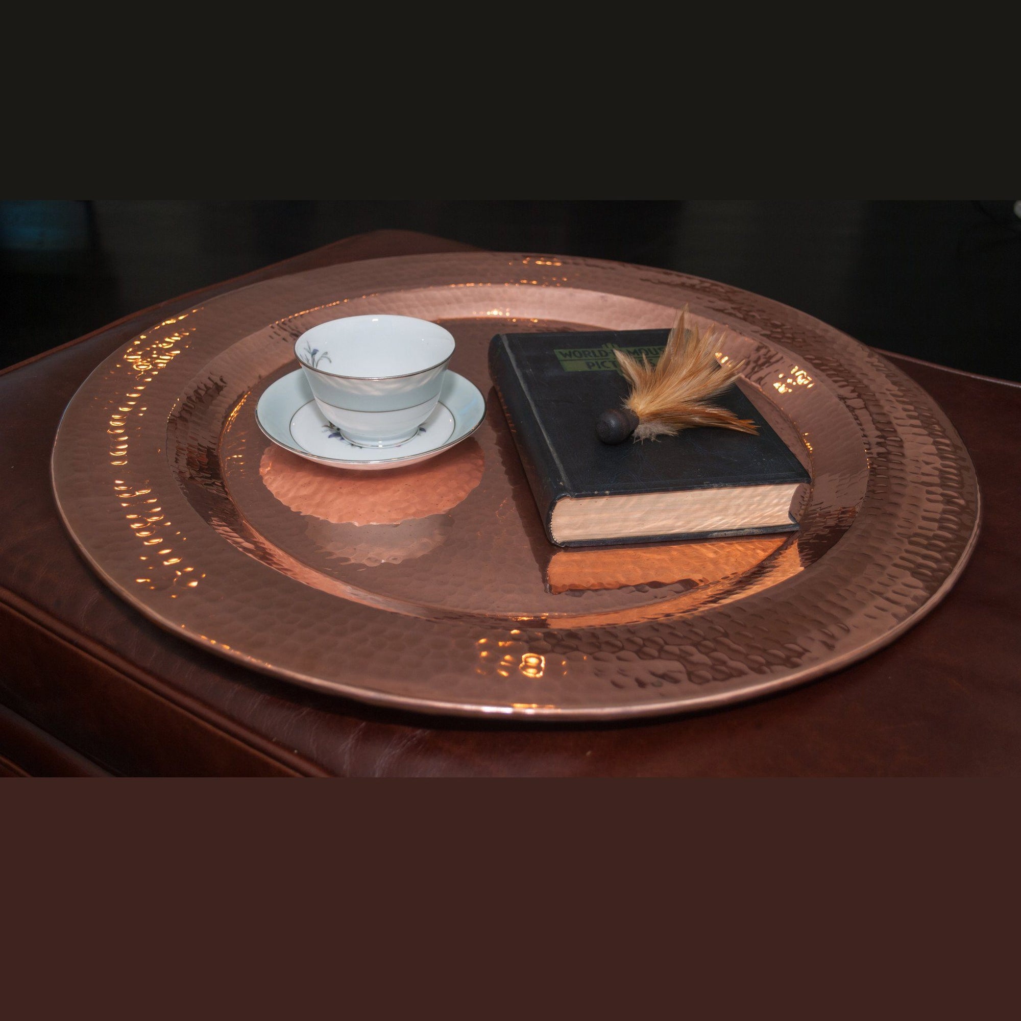 Thessaly Round Platter | Sertodo Copper Copper Platter Sertodo Copper 