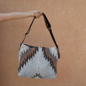 Thunder Child Handwoven Wool Shoulder Tote | Yellowstone Spirit Southwestern Collection Handwoven Wool Tote Objects of Beauty Southwest 