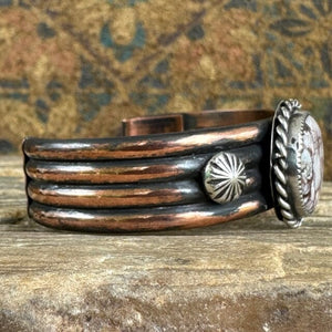 Wild Horse Copper Cuff | Yellowstone Spirit Southwest Collection Turquoise Bracelet Objects of Beauty Southwest 